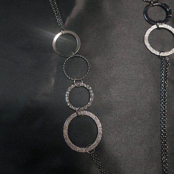 💎 3 /$20💎 Forever 21 Large Ring-link Necklace - Picture 5 of 8